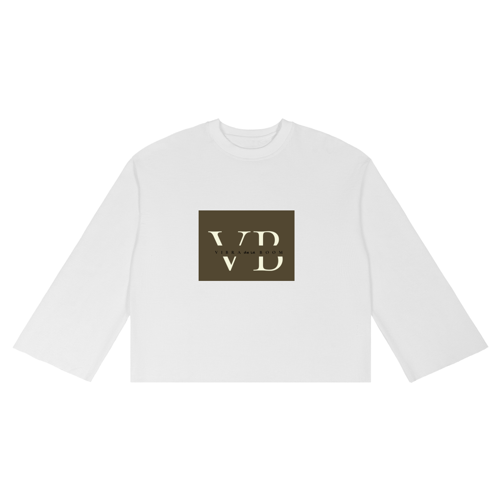Unisex Waffle Raw Edge T-Shirt