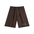 VB Plaid Wide Leg Shorts