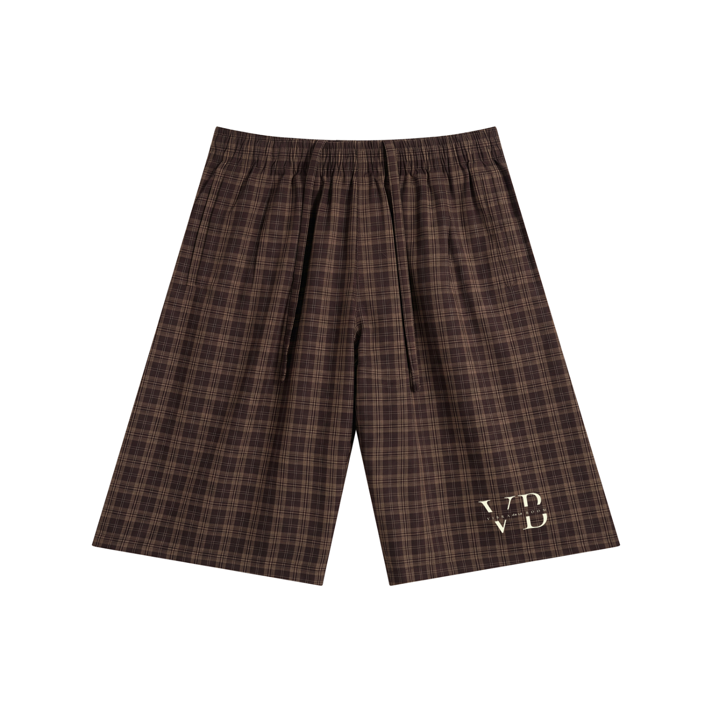 VB Plaid Wide Leg Shorts