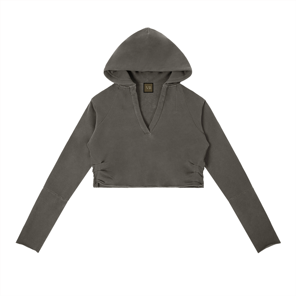 Vintage Washed Raw Edge VB Hoodie