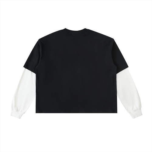 VB Layered Contrast Sleeve T-Shirt
