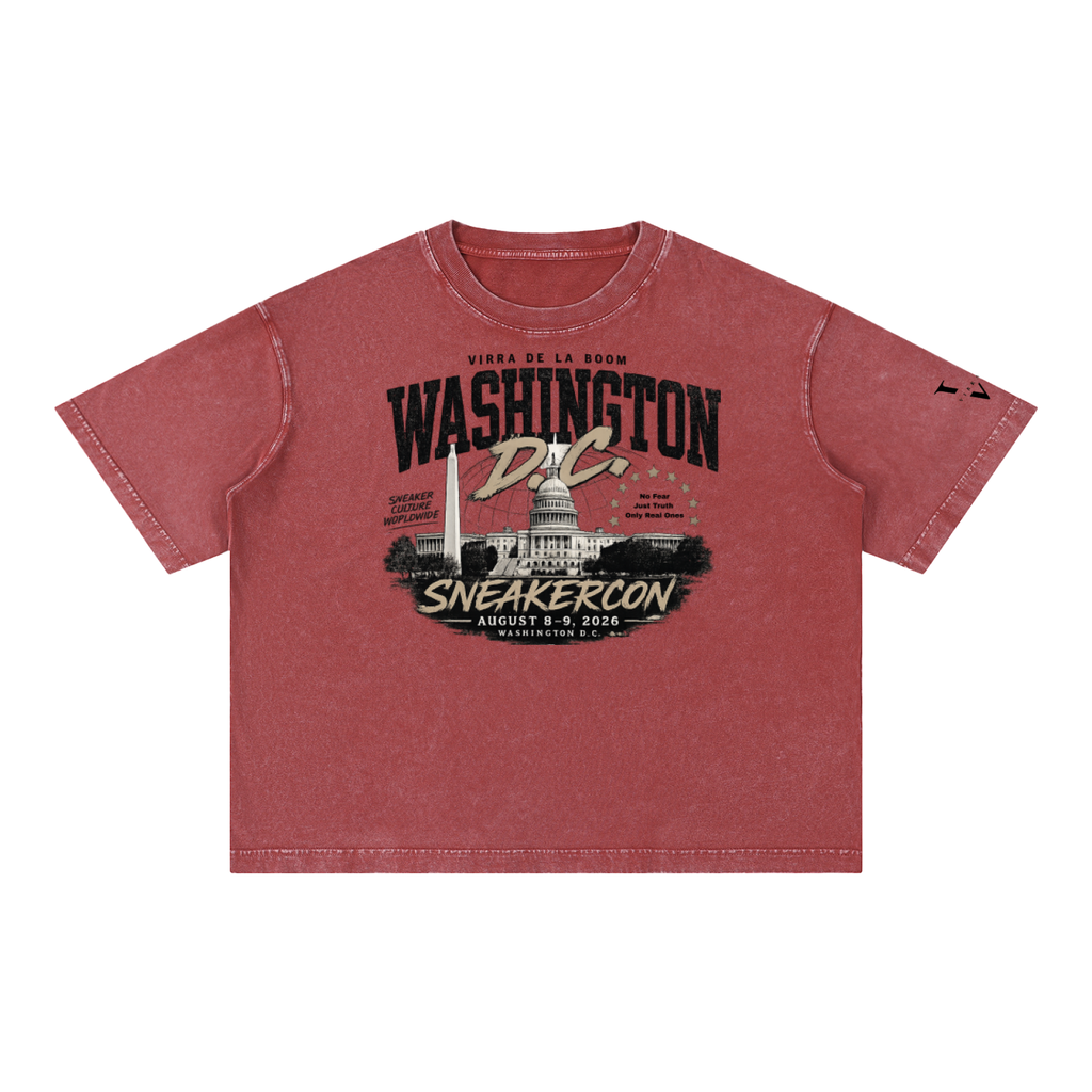 Mineral Wash Boxy Cotton T-Shirt