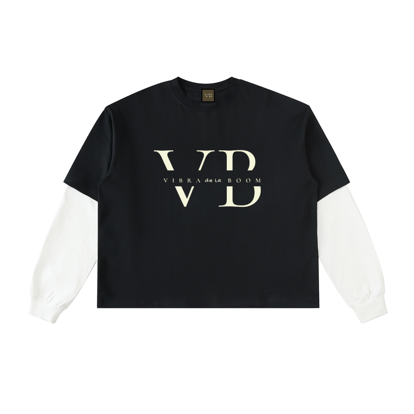 VB Layered Contrast Sleeve T-Shirt