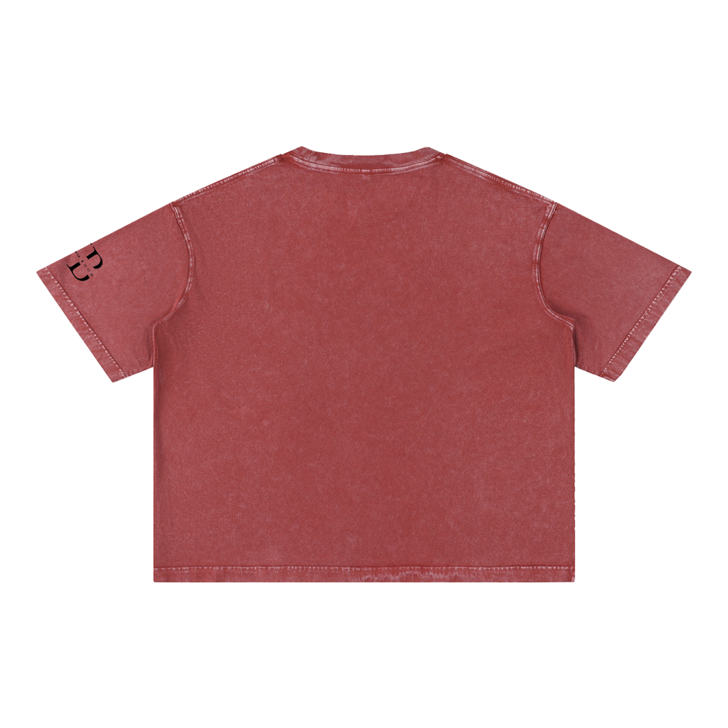 Mineral Wash Boxy Cotton T-Shirt