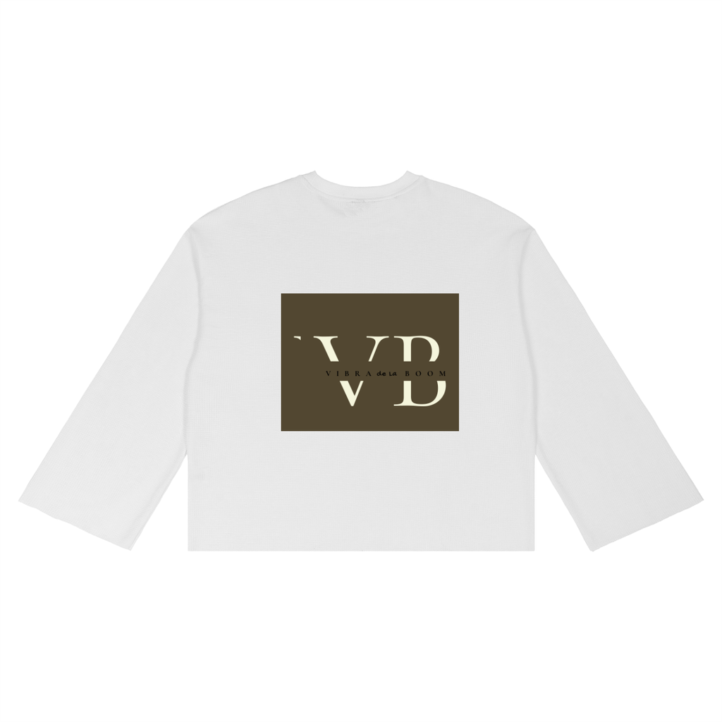 Unisex Waffle Raw Edge T-Shirt