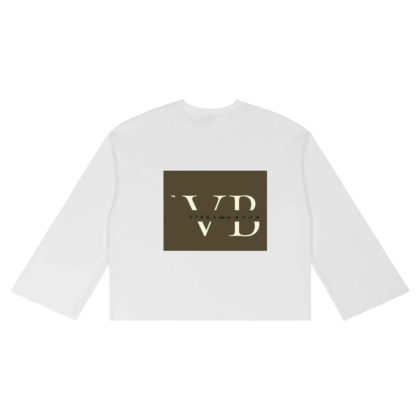 Unisex Waffle Raw Edge T-Shirt