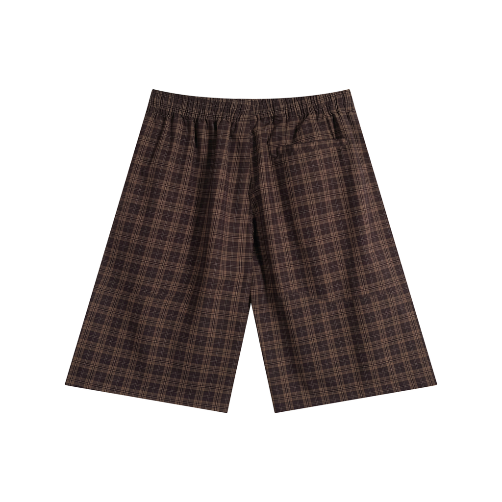 VB Plaid Wide Leg Shorts