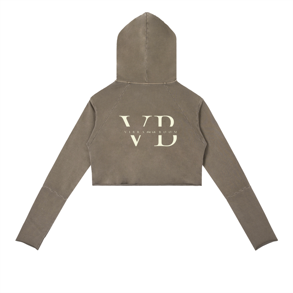 Vintage Washed Raw Edge VB Hoodie