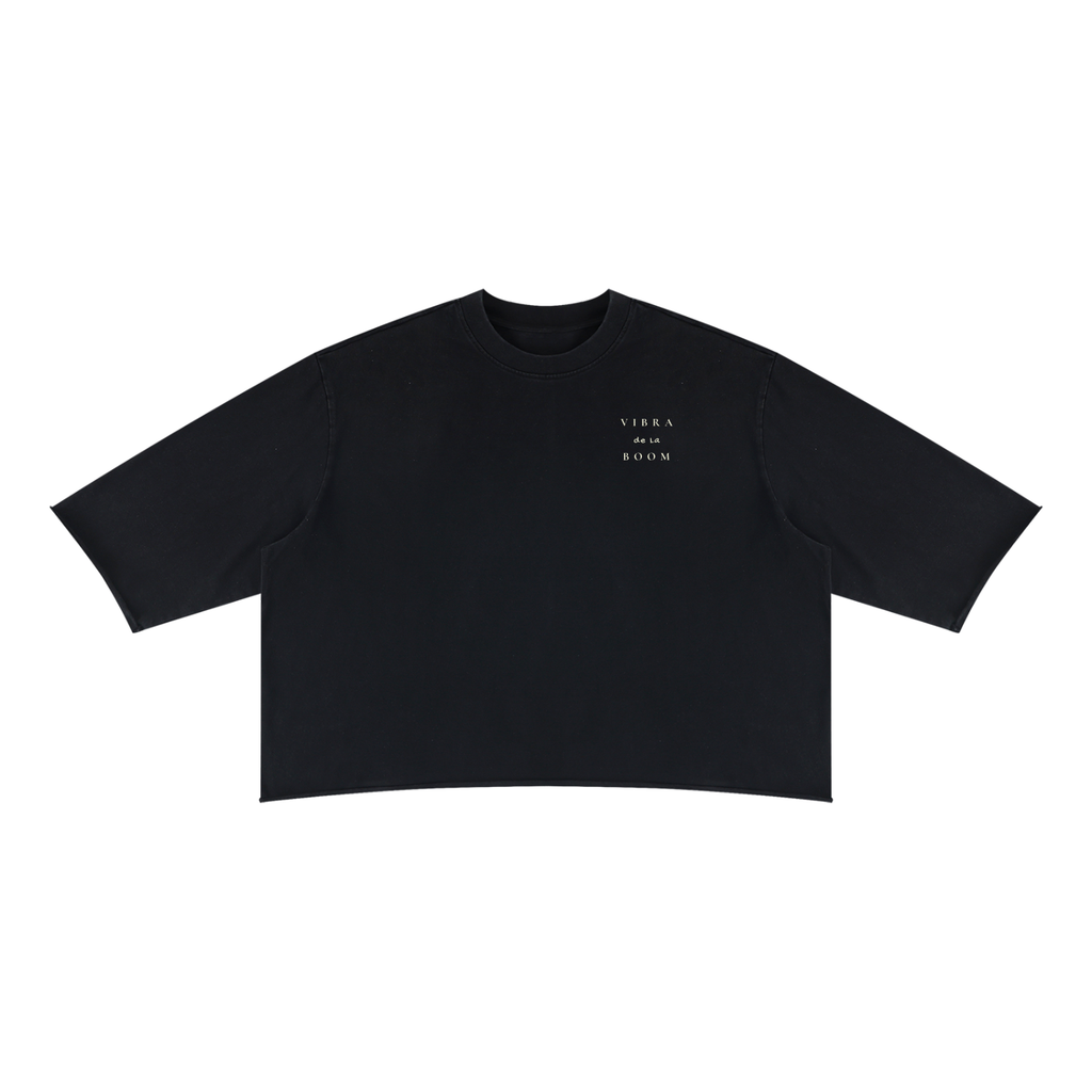 Mineral Wash Raw Hem Boxy VB T-Shirt