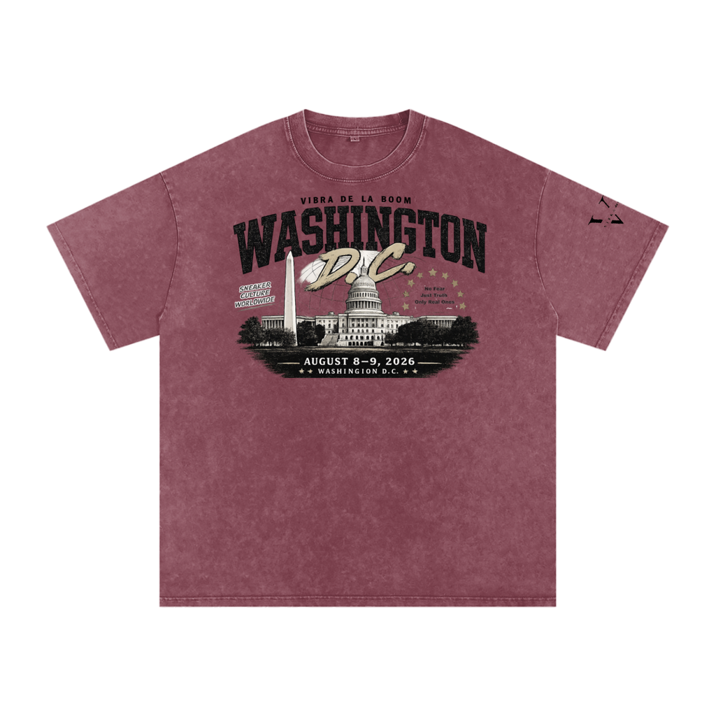 VB Snow Washed Oversized Cotton T-Shirt