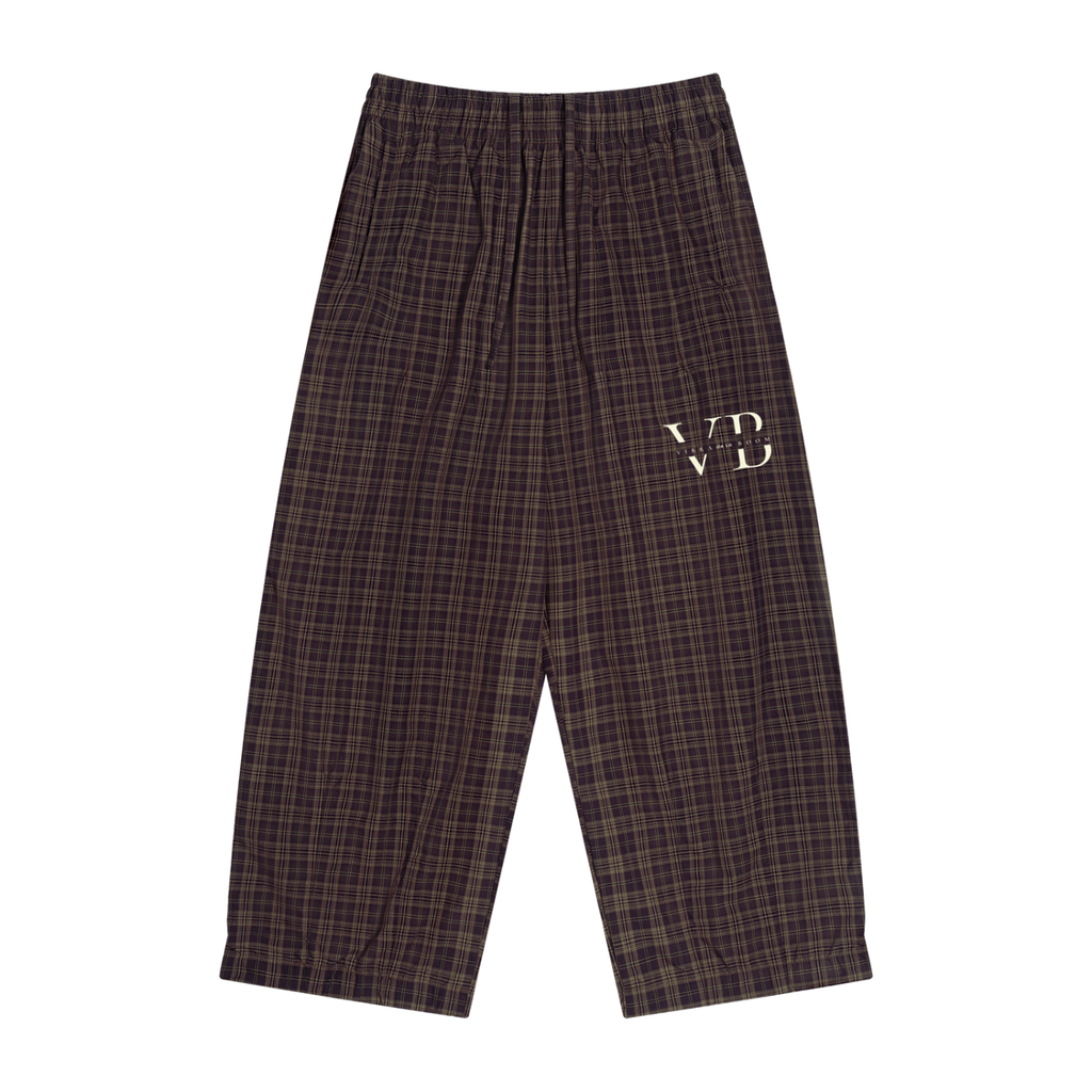 VB Plaid Wide Leg Pants