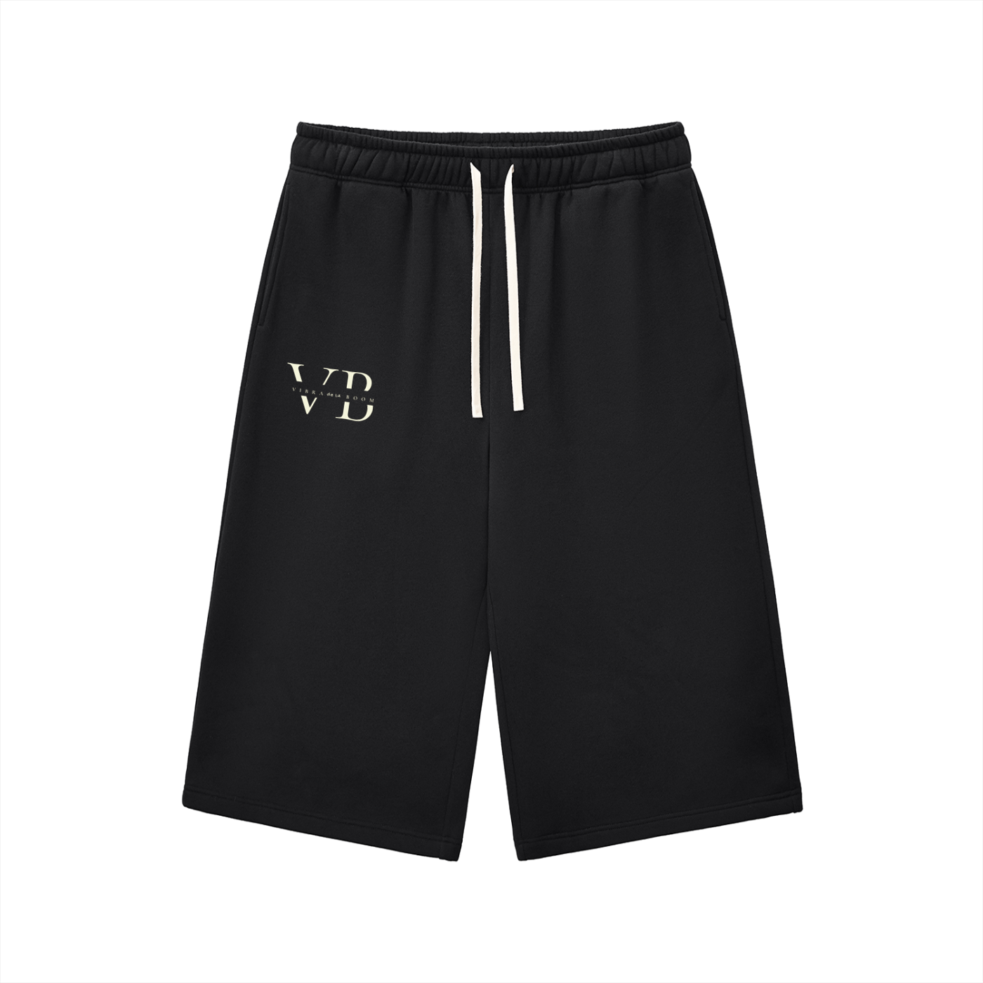 Relaxed Drawstring Three-quarter VB Sweatpants