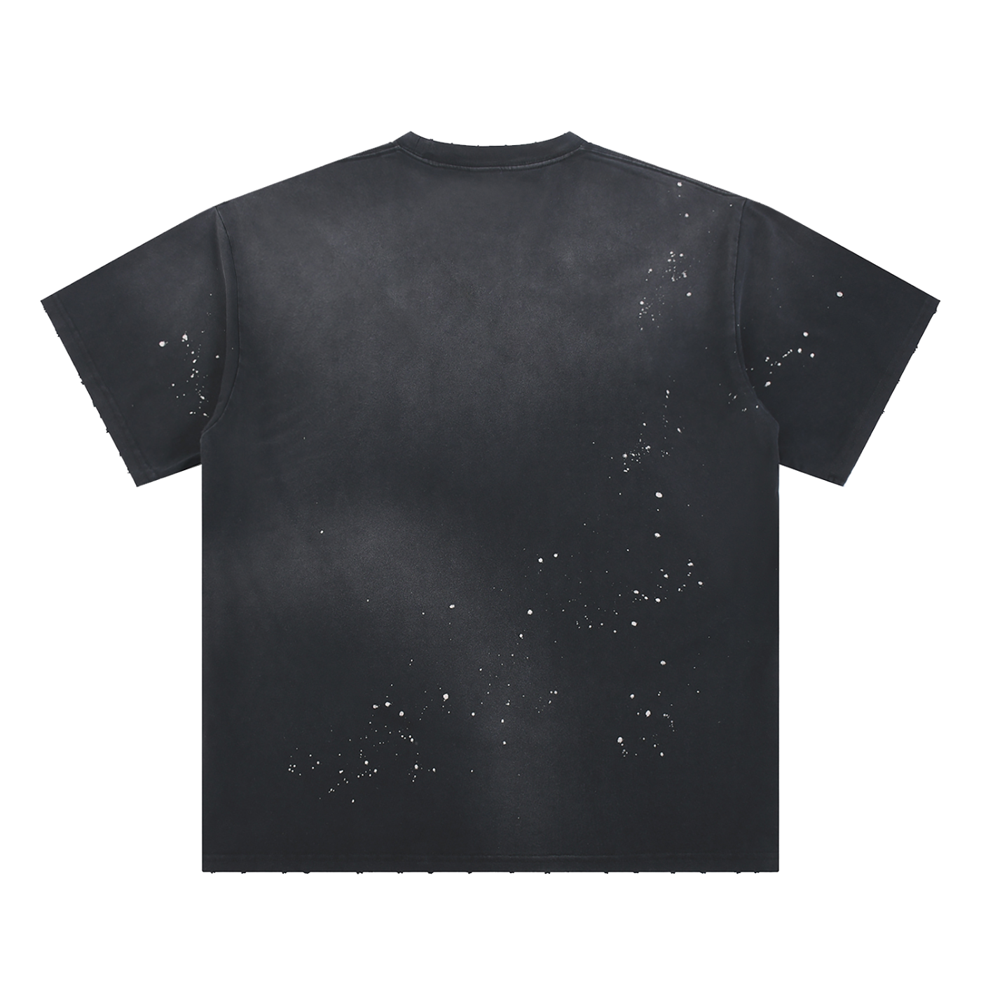 Hand-Frayed Sunfade Paint Splatter VB T-Shirt