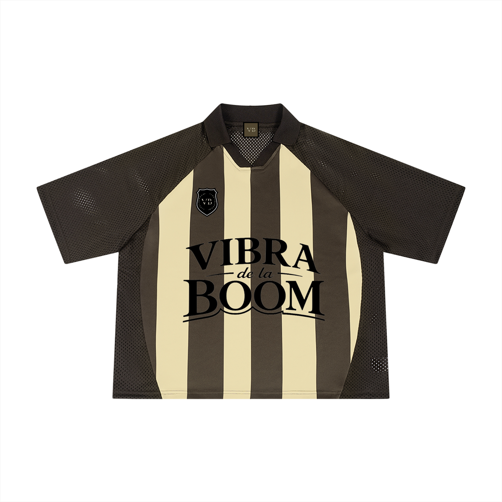 Striped Mesh Boxy VB Soccer Jersey