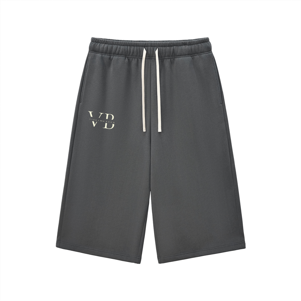 Relaxed Drawstring Three-quarter VB Sweatpants