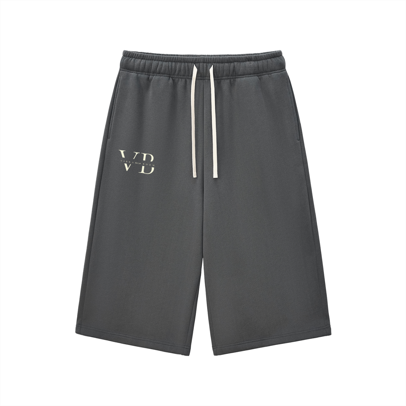 Relaxed Drawstring Three-quarter VB Sweatpants