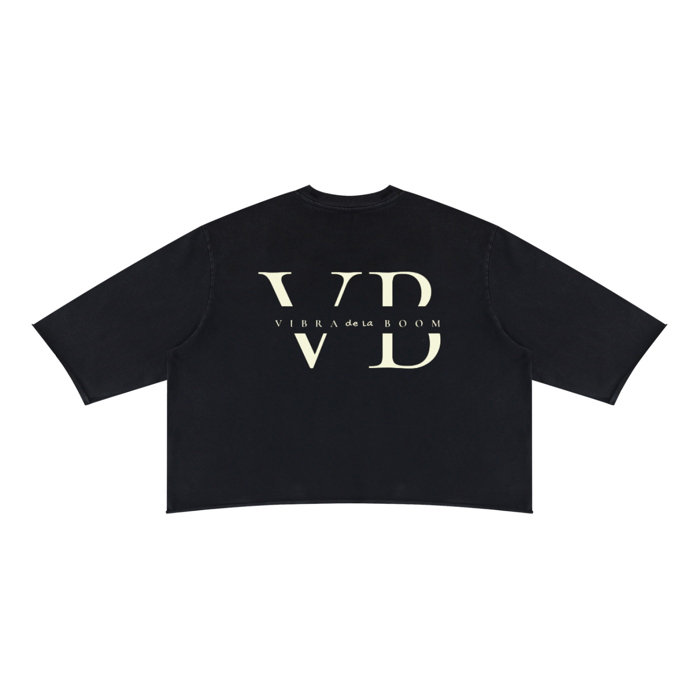 Mineral Wash Raw Hem Boxy VB T-Shirt