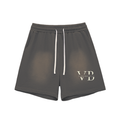 VB Sun Fade Raw Edge Cotton Shorts