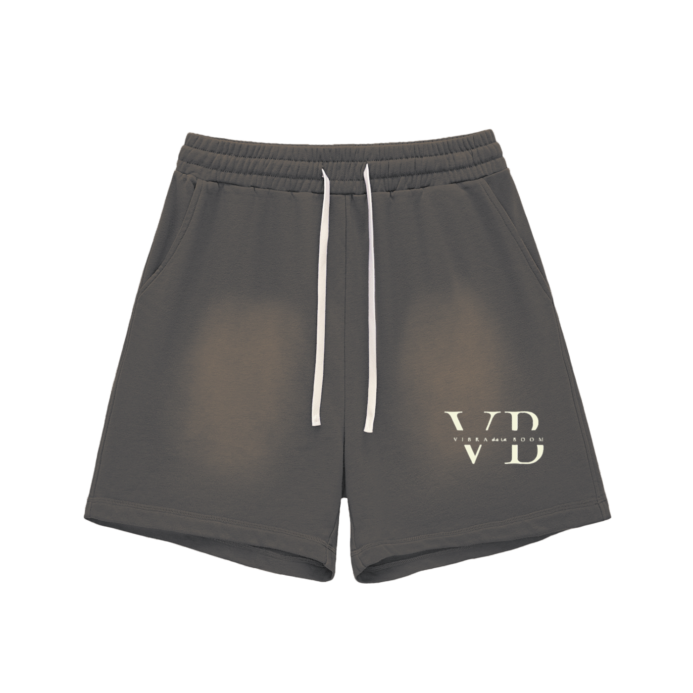 VB Sun Fade Raw Edge Cotton Shorts